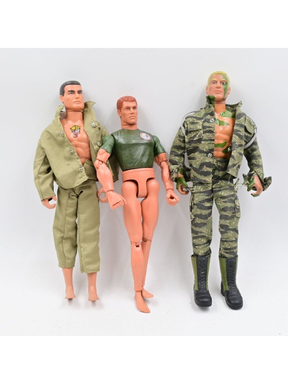 G.I. Joe Hasbro Pawtucket Vintage 1990s 12" Action Figures Bundle Of 3